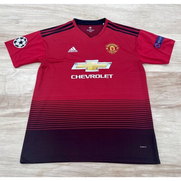ADDIDAS‎ Manchester United 2018 - 2019 Home Football Shirt #10 Rashford SIZE XL